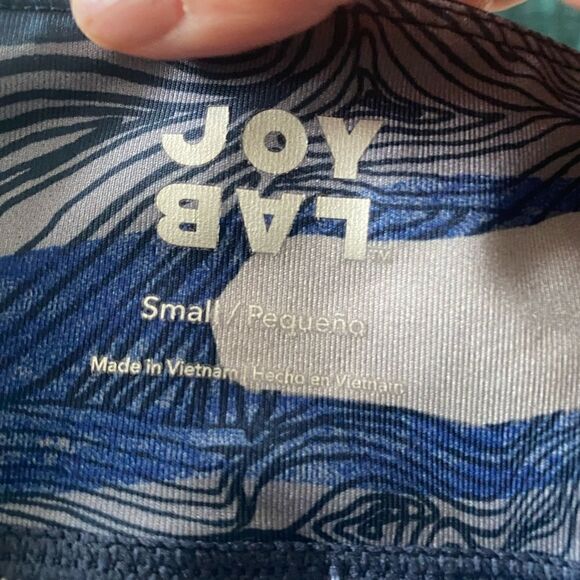 Joy Lab navy/silver print Legging size S - Picture 2 of 6